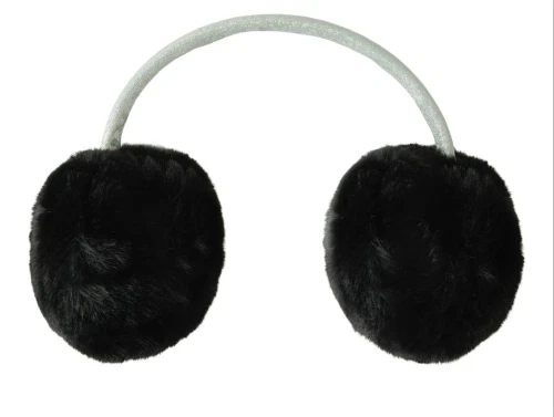 Name It black glitter ørevarmer (6-12 år)